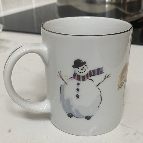 Danica Porcelain Christmas Porcelain Mug PRISTINE - Picture 4 of 7